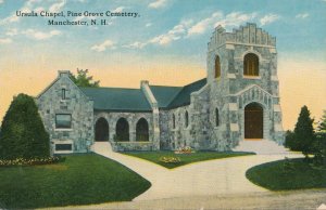 Manchester NH, New Hampshire - Ursula Chapel - Pine Grove Cemetery - DB