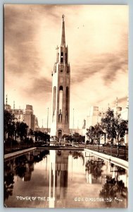 RPPC Tower of the Sun  Golden Gate  Expo 1939  California  Postcard