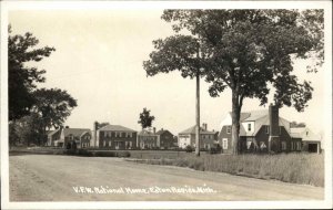 Eaton Rapids Michigan MI VFW Nat'l Veterans Home Real Photo Vintage Postcard