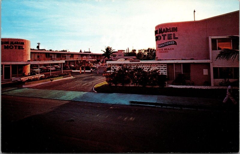 Blue Marlin Motel Key West FL Postcard PC106