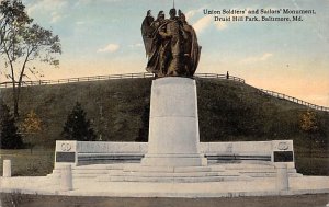 Union Soldiers' and Sailors' Monument Druid Hill Park - Baltimore, Maryland MD