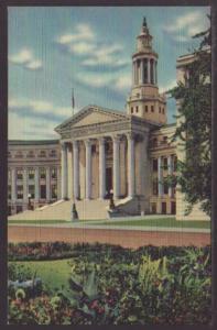 County Building From Civic Center,Denver,CO Postcard 