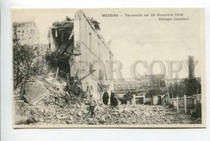 425953 ITALY Messina after earthquake 1908 year Collegio Cassibali Vintage