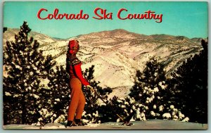 Colorado Ski Country Rocky Mountains CO UNP Unused Chrome Postcard I6