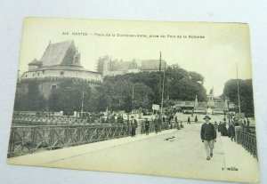NANTES France, Place de la Duchesse-Anne Prise du Pont de la Rotonde Postcard