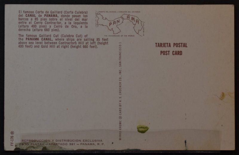 Panama Canal, Panama - Gaillard Cut (Culebra Cut)