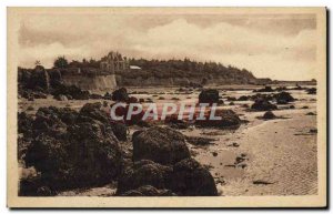 Old Postcard Chatelaillon Les Rochers d & # 39Angoulins