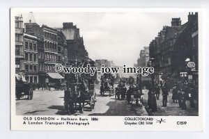 pp2212 - London - Horse & Carriages along Holborn Bars in 1886 - Pamlin postcard