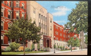 Vintage Postcard 1930-1945 Mercy Hospital, Hamilton, Ohio (OH)