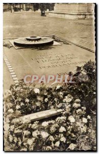Paris Old Postcard Tomb of the Unknown Soldier & # sosu the triumph of 39arc ...