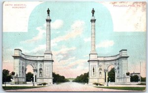 Postcard - Smith Memorial Monument - Philadelphia, Pennsylvania