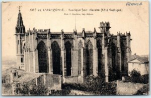 M-31457 Saint-Nazaire Basilica (Gothic side) City of Carcassonne France