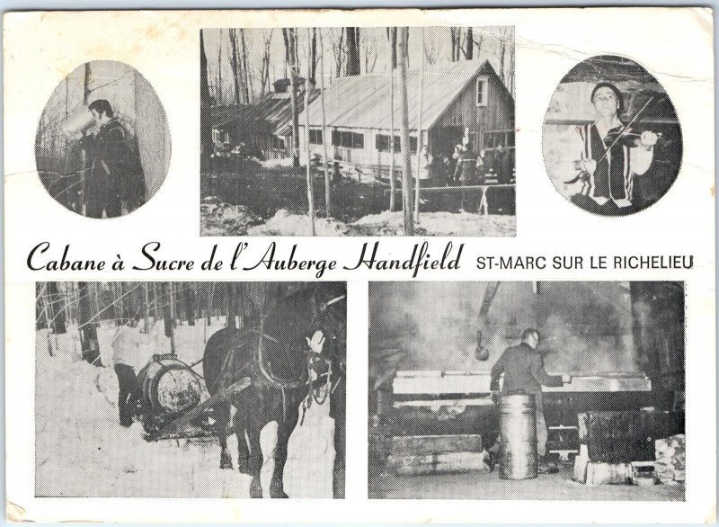 c1970s St-Marc-sur-le-Richelieu, Quebec Augberge Handfield Inn Chrome Lg PC M28