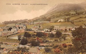 Llanfairfechan Wales View Across Valley Vintage Postcard AA69587