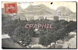 Old Postcard Grenoble Place Victor Hugo St Eunard The Fonts