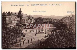 Clermont Ferrand Old Postcard Place de Jaude