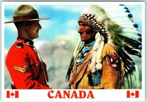 M-4088 Mountie and Indian Chief