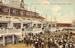 Nantasket Beach Massachusetts Paragon Park Palm Garden Antique Postcard K63579