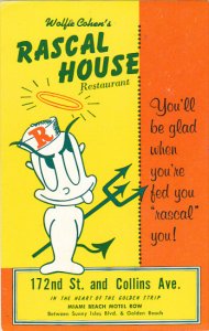 Wolfie Cohen's Rascal House Restaurant Miami Beach Florida