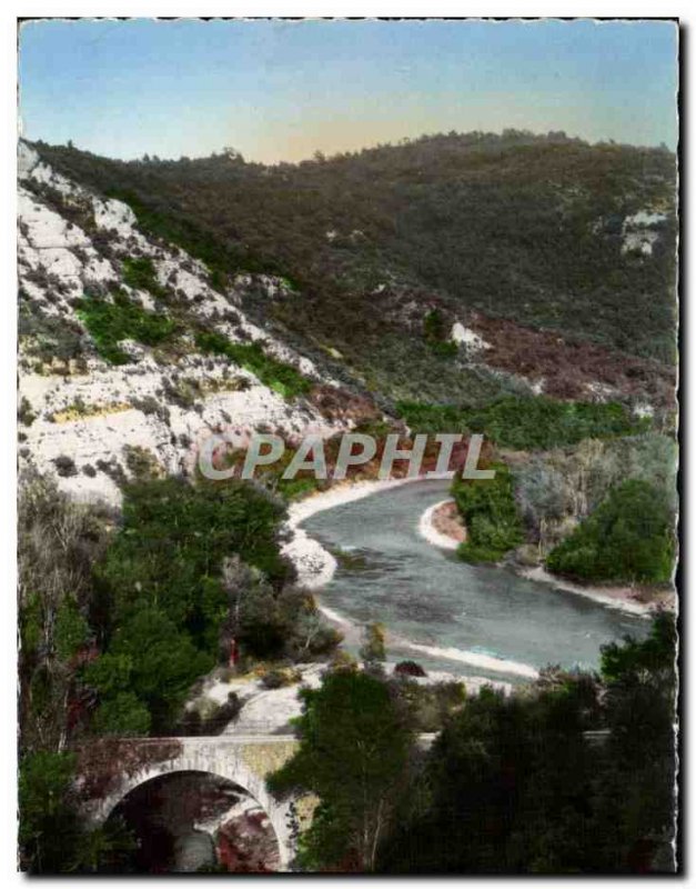 Greoux les Bains - the Bridge of Collostre - Old Postcard