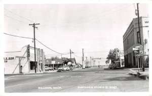 Williams California Drug Store Street Scene Vintage Postcard AA30968