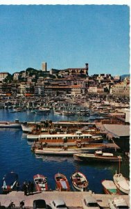 France Postcard - La Cote d'Azur - Cannes - Le Port Et De Suquet - Ref 12267A