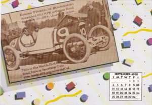 Amazing Feats Calendar Card September Edward O'Donnell In His Duesenberg...