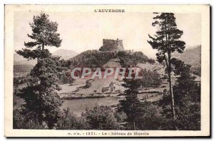 Old Postcard Auvergne The castle Murols