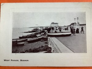 West Parade Bognor Vintage unused Postcard R39660 