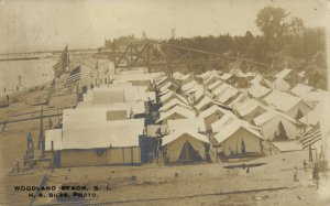 PC CPA U.S.,N.Y. STATEN ISLAND, WOODLAND BEACH, REAL PHOTO POSTCARD (b4471)