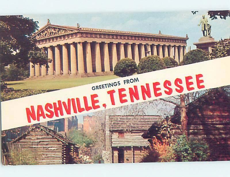 Unused Pre-1980 TWO VIEWS ON CARD Nashville Tennessee TN ho7446