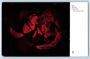 c1910 London England Tuck Rembrandesque Postcard The Money Changer Rembrandt