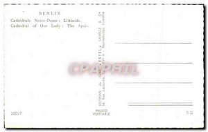 Old Postcard Senlis Cathedrale Notre Dame L & # 39Abside