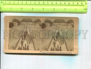 438540 China Beijing Count Waldersee Boxing Rebel 1902 y STEREO PHOTO