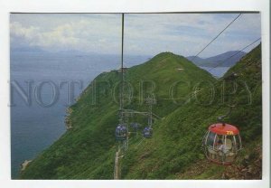 479076 1988 year China Hong Kong Cable Cab of Ocean Park Old postcard
