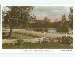 old rppc PRINCE OF WALES HOTEL Waterton Park - Near Lethbridge Alberta AB W0806