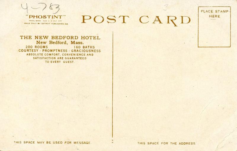 MA - New Bedford. New Bedford Hotel