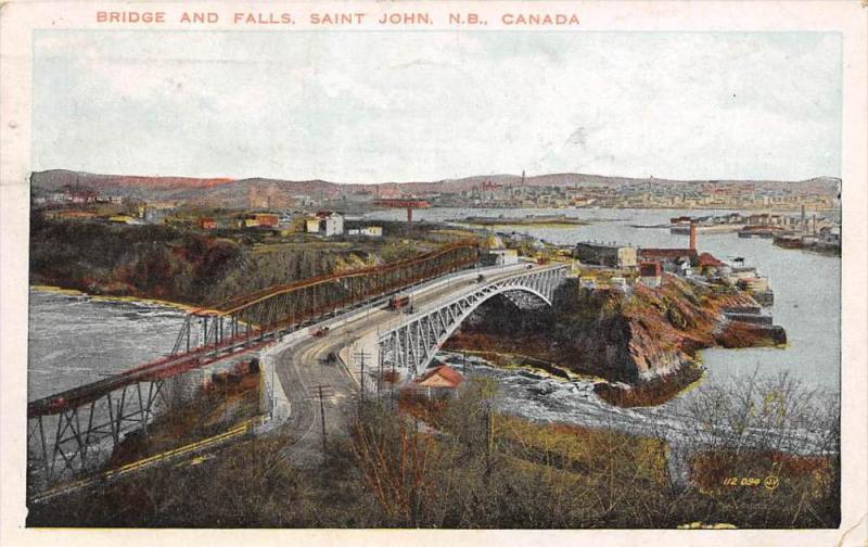 10115  New Brunswick Saint John  Bridge and Falls