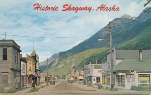 Downtown View of Historic Skagway AK, Alaska