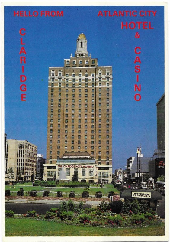 The Claridge Hotel & Casino in Atlantic City New Jersey  4 by 6