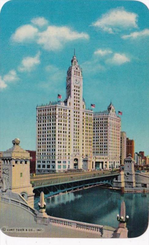 Illinois Chicago Wrigley Building and Michigan Avenue