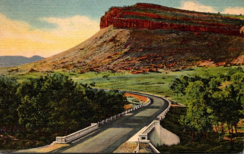 Colorado Steamboat Rock and The North St Vrain Highway To Rocky Mountains Cur...