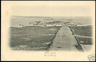 yemen, PERIM Island, Ile de Perim, Panorama (ca. 1899)