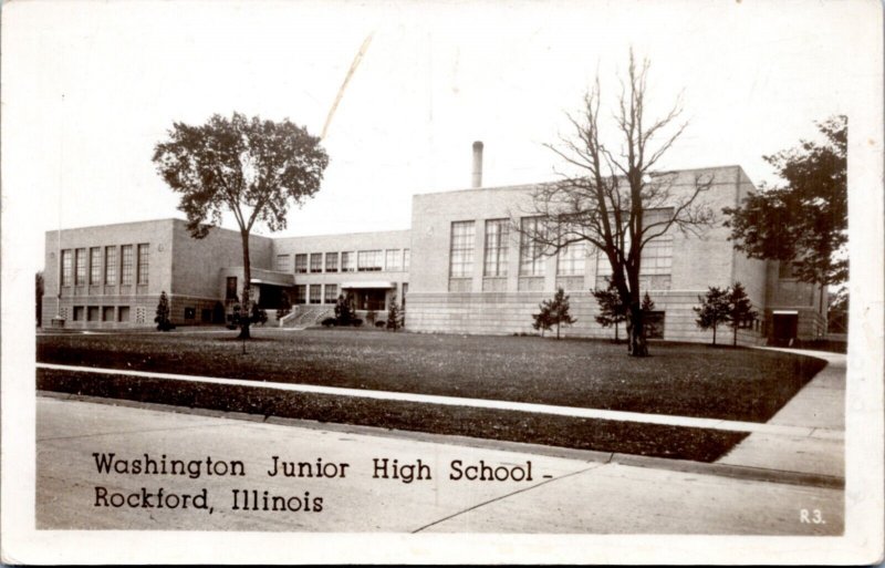 RPPC IL Rockford - Washington Junior High School