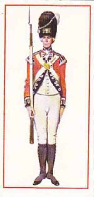 Carreras Vintage Cigarette Card Military Uniforms 1976 No 16 Private 1792 Col...