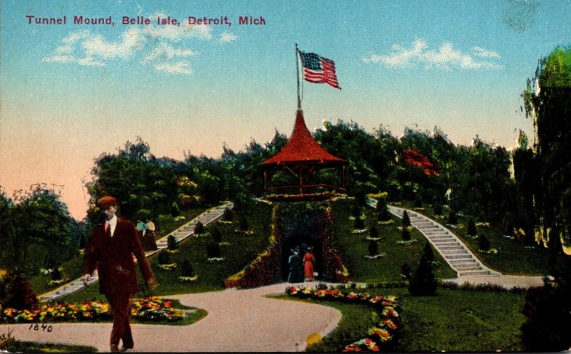 Michigan Detroit Belle Isle Tunnel Mound