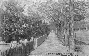 J30/ Southern Pines North Carolina Postcard c1910 Bennett Street Home 229