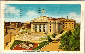 Postcard COURT HOUSE SCENE Newark New Jersey NJ AN9292