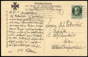 Germany WWI General von Hindenburg Patriotic Portrait PPC G67425