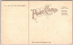 Dear I Find Everyone So Willing To Oblige, Couple Holding Hands Vintage Postcard